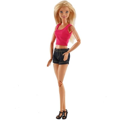 Poppenkleertjes Leuke Cool Girl Mode Pop Accessoires Speelgoed Jurk Nieuwste Handgemaakte Kinderen Verjaardag Cartoon Geschenken Party Prinses 2