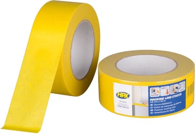 HPX 4300 Stucco afplaktape - geel - 48 mm x 50 m