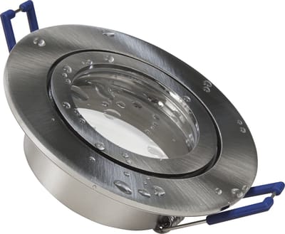 Montageframe McShine ''DL-54'' rond, clipsluiting, IP44, geborsteld roestvrij staal