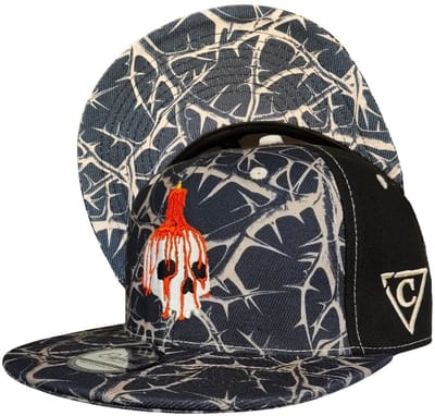 Capiche® Snapback Pet – Verval – Zwart & Beige Takken – Verstelbaar met Druksluiting – Pet Mannen – Decay
