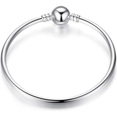 Nouveau bracelet minimaliste de 65 mm pour la fabrication de bijoux pour femmes à faire soi-même, bracelet classique, simple, discret, rétro, breloque vintage white