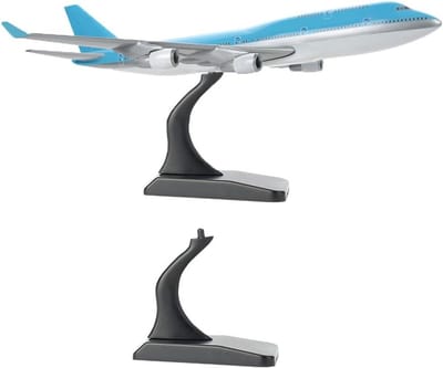 2 sets Acryl Vliegtuig Display Stand - Universele Houder voor Bouwstenen Vliegtuigen - Stabiele Show Stand met Afneembare Design