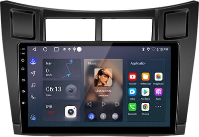 JUNSUN Autoradio Geschikt voor Toyota Yaris XP90 2005-2012 Android 15 Wireless CarPlay Android Auto Android 15 4-Core WIFI 2+64G GPS Navi WIFI BT USB