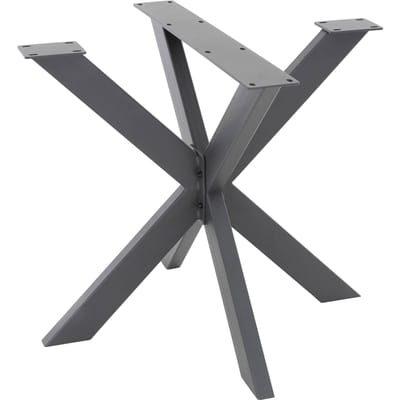Tafelpoten Tafelframe X-Design 85 x 71 x 85 cm antraciet metaal ML-Design