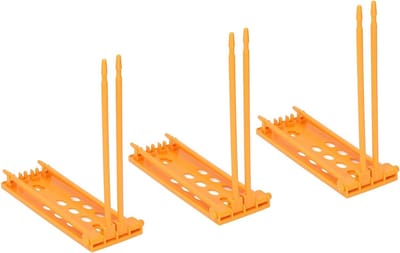 Drie Delige Enkelband Set voor Duiven, Vier Stijl Ontwerpen, 7.7 x 2.6 Inch Parrot Anklet Houder voor Muur of Plank, Geschikt voor Duiven en Papegaaien, Duivenaccessoires