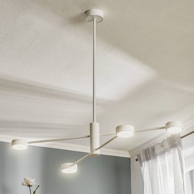 Nowodvorski Lighting Plafondlamp Orbit IV, wit, 4-lamps