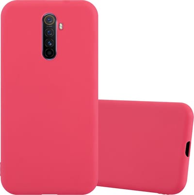 Cadorabo Hoesje geschikt voor Realme X2 PRO / Oppo Reno Ace in CANDY ROOD - Beschermhoes gemaakt van flexibel TPU silicone Case Cover