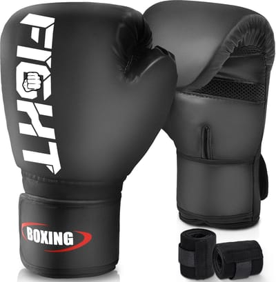 Dailygoods - MMA Handschoenen Sparring Grappling, Bokshandschoenen voor Mannen en Vrouwen, Verstelbare Polsondersteuning, voor Muay Thai Kick Boxing Sparring Vechten & Training, 12 oz