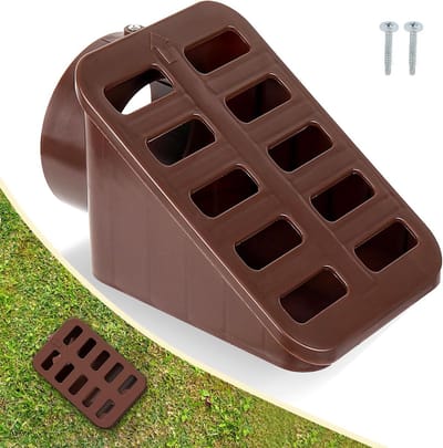 Afvoerrooster - Tuinrooster drainage - Wateroverlast voorkomen - Schuin ontwerp - 20.3 x 12.7 cm - Groen