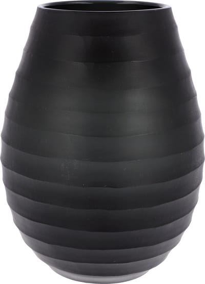 Goebel - Accessoires | Vaas Slate Black 23 | Glas - 23cm