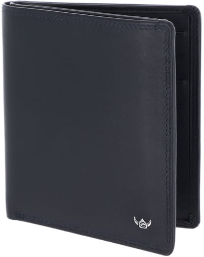 Golden Head Leren kaarthoes Polo RFID Protect Kombischeintasche ohne Münzfach 1255 Marineblau donkerblauw