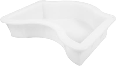 Betonmal Bodem Tegel - Padmal Tuin - Tuinpad Aanleggen - Duurzame Kwaliteit - 28x23x6cm - Wit