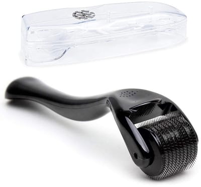 Haarroller, baardgroei, 540 naalden van titanium, 0,5 mm, baardroller voor stimulatie, haar/baardgroei
