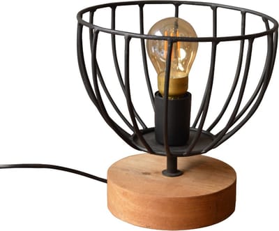 Livingfurn Tafellamp Thyrza Zwart