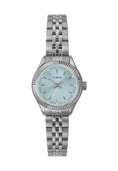 Timex Mini Legacy Quartz Analoog Horloge Zilveren Toon Kast: 100% Loodarm Messing | Armband: 100% Roestvrij Staal 25 TW2W90700AJ, TW2W91000AJ
