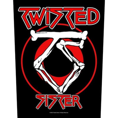 Twisted Sister Circular Logo Unisex Embleem - meerkleurig - Standard