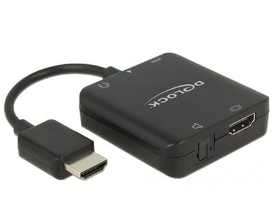 Premium HDMI naar stereo en 5.1 audio extractor - compact - HDMI 1.4 (4K 30Hz) / zwart