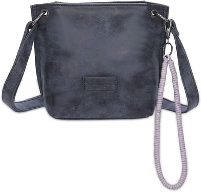 Fritzi aus Preußen Schoudertas Fritzi03N Vintage Crossbody Bag True Blue Donkerblauw