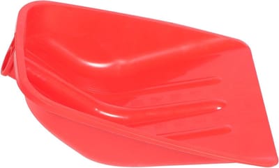 Plastic Schep - Voederschep Graanschep - Sneeuw Ruimen - Extra Sterk Ontwerp - 40 x 35 x 8 cm - Rood