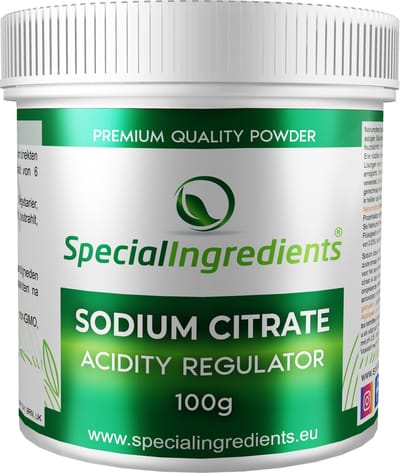 Sodium Citraat - 25 kg - Sodium Citrate - Natriumcitraat - Bufferzout - pH Regulator - Sferificatie Stabilisator - Perfecte Kaas Emulsie - Moderne Gastronomie - Moleculair Koken - Hersluitbare Pot - Recycled Plastic