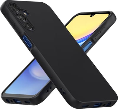 Casemania Hoesje Geschikt voor Samsung Galaxy A16 - Zwart - Siliconen Back Cover