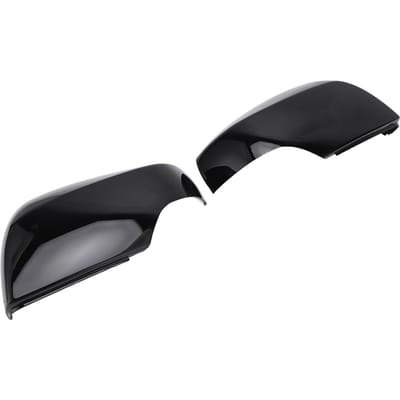 2 stuks Zijachteruitkijkspiegelkap Glanzend Zwart 91059AJ210 Vervanging voor Subaru Forester Outback black