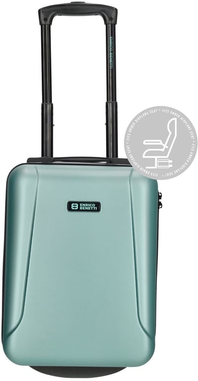 Enrico Benetti Handbagage koffer / Underseater / Trolley 40 x 28 x 20 cm - Edmonton - Groen