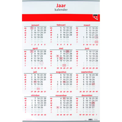 Jaarkalender 2027 Quantore