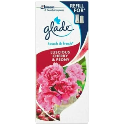 Glade Touch &amp; Fresh Navulling Luscious Cherry &amp; Peony 10 ml
