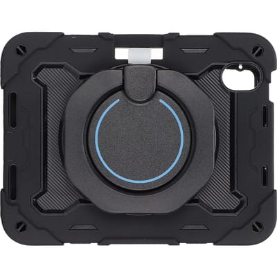 Étui pour Tablette IOS 2021 Mini 6 8,3 pouces 6ème Génération Housse de Protection Antichoc avec Support Rotatif à 360 degrés Stylet noir