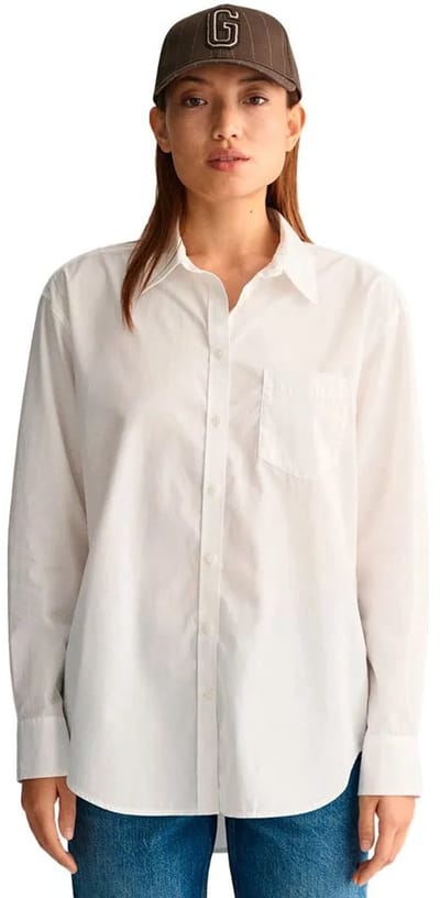 Gant 4300212 Overhemd Met Lange Mouwen Wit 36 Vrouw