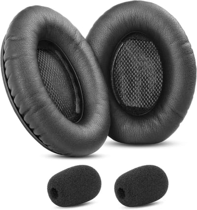 Vervangende Oorkussens voor Hoofdtelefoons, Geschikt voor Aria Series, Comfortabele Earpads van Kunstleer, Ideaal voor Geluidsisolatie en Comfort