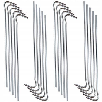 Link Star Serie - Stalen Tentpinnen - 18cm - Ergonomisch - 20 Stuks
