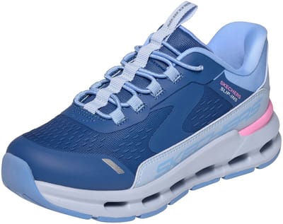 Skechers Hands Free Slip-ins Glide-Step - Vista Lane meisjes sneaker - Blauw - Maat 35