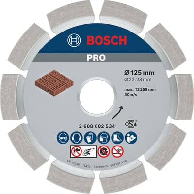 Bosch DIAMANTSKIVE 125X6MM TIL FUGEFRÆSNING