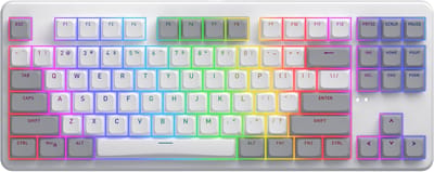 HATOR Rockfall 3 TKL Wireless toetsenbord Universeel USB + RF Wireless + Bluetooth QWERTY Engels Wit