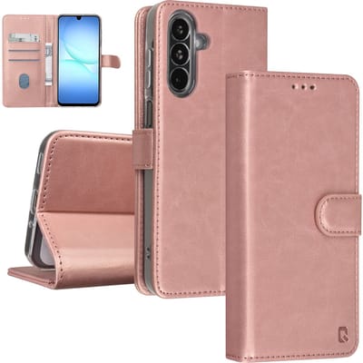 TUNIQ telefoonhoesje voor Samsung Galaxy A17 - met kaarthouder - Rose Gold