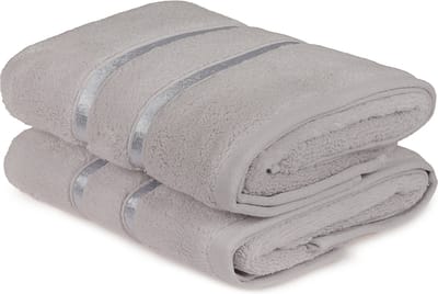 Asir - Handdoek Set - Lichtblauw - 50 x 90 cm - 100% Microkatoen