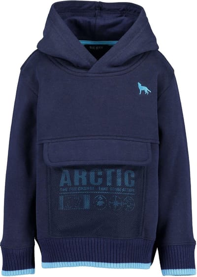 Blue Seven - jongens sweatshirt met capuchon - donkerblauw