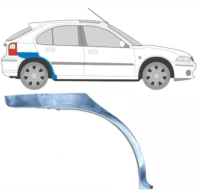 Reparatiepaneel achterspatbord voor Rover 25 200 MG ZR 1995-2005 / Rechts