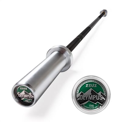 ZEUZ Olympische Halterstang 10kg – 170cm Barbell Stang - Olympus Editie