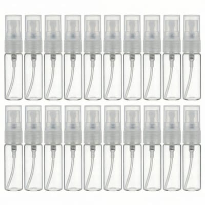 Dailygoody - Draagbare Parfumflesjes - Navulbare Sprayflessen - Perfect voor Reizen - Transparant - 20 Stuks - Maak je Make-up Compleet - Ideaal voor ...