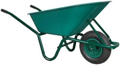 Kruiwagen 85L - Handige Werkkar - Tuin en Bouw - Sterk Stalen Frame - 150cm Lengte