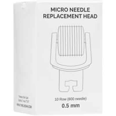 Timeless Skin Care - Derma Roller Micro Needle Replacement Head 600 Needle 0.5mm