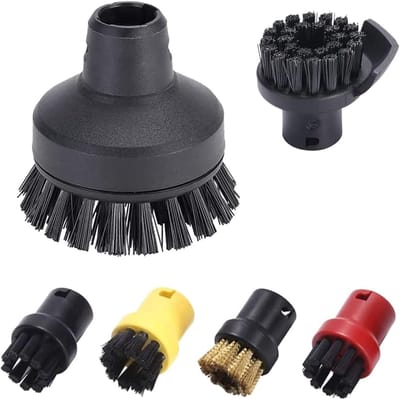 Geschikt voor Nylon ronde borstels ronde borstelset, stoomreinigingsborstel, stoomreiniger SC1 SC2 SC3 SC4 SC5 6 (6 stuks)-Belle's product