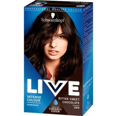 Schwarzkopf Levende Permanente Haarkleuring - 089 Bitterzoete Chocolade