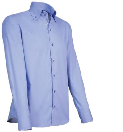 Giovanni Capraro 915-36 Heren Shirt overhemd | lichtblauw | Maat XL