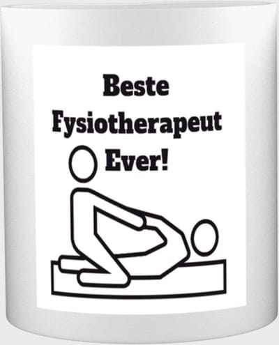 Beste fysiotherapeut Mok met opdruk - beste fysiotherapeut - therapeut - cadeau - 350 ML inhoud