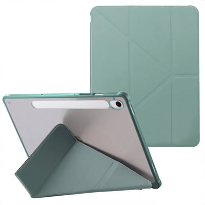 imoshion Tablet Hoes - Geschikt voor Samsung Galaxy Tab S10 FE / Galaxy Tab S9 11.0 inch FE / Galaxy Tab S9 11.0 inch / Galaxy Tab S10 Lite - Bookcase- Donkergroen