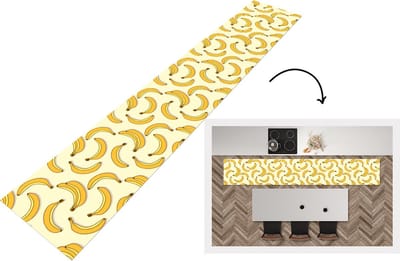 Keukenloper - Loper keuken - Fruit - Design - Banaan - 300x50 cm - Keukenloper vinyl